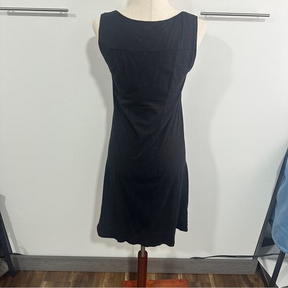 Horny Toad Size M Black Outdoors stretch Comfy Dress Summer Organic Sportswear - Picture 2 of 11